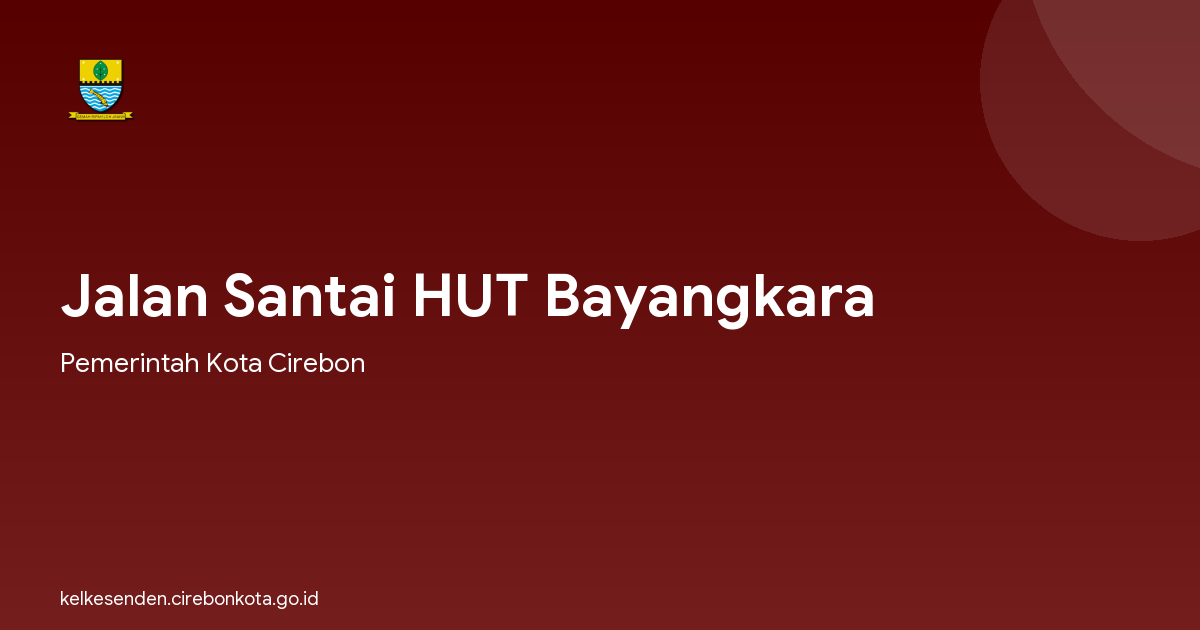 Jalan Santai HUT Bayangkara